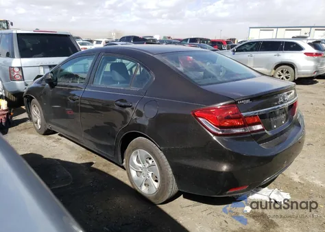 2013 Honda Civic Lx из США, поврежденный, VIN 2HGFB2F57DH575380